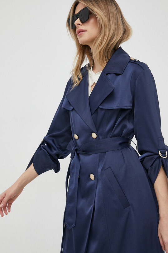 Пальто Guess з підкладкою темно-синій W3GL06.WFCH2