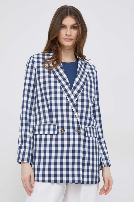 Pepe Jeans zakó Sandra szövet sötétkék PL402161.0AA