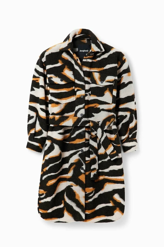Desigual płaszcz bez podszewki multicolor 23SWEWX2