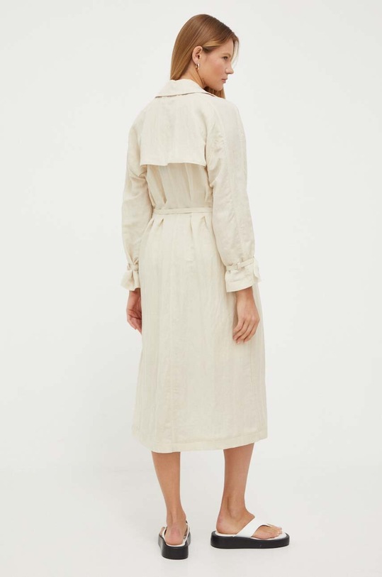 Trench kabát Samsoe Samsoe F23100046 béžová SS23