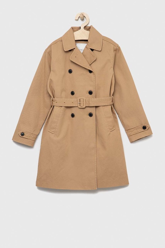 Детски шлифер Tommy Hilfiger шлифер бежов KG0KG07057.PPYX