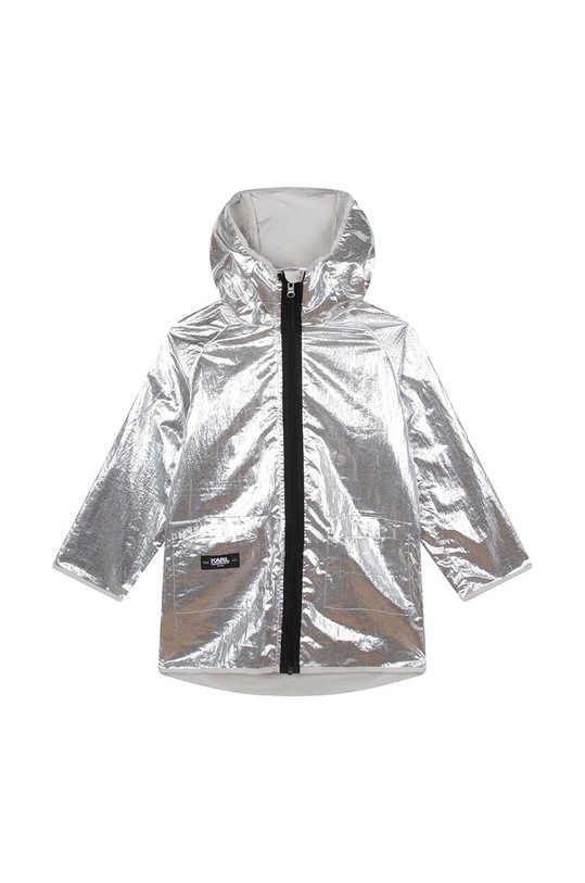Karl Lagerfeld geaca reversibila pentru copii argintiu Z16149.156.162