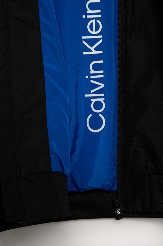 Calvin Klein Jeans kurtka dziecięca czarny IB0IB01489.PPYX