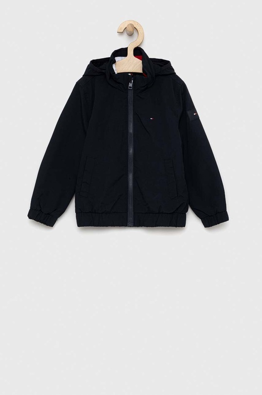 Детская куртка Tommy Hilfiger с капюшоном чёрный KB0KB08357.PPYX