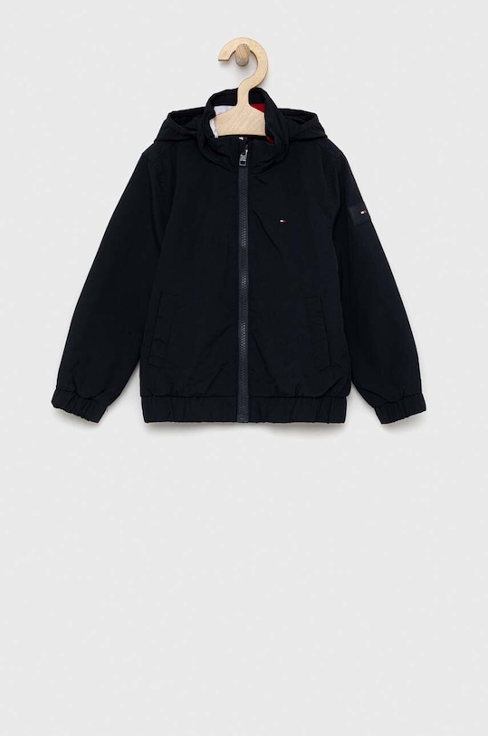 Детская куртка Tommy Hilfiger с капюшоном чёрный KB0KB08357.PPYX