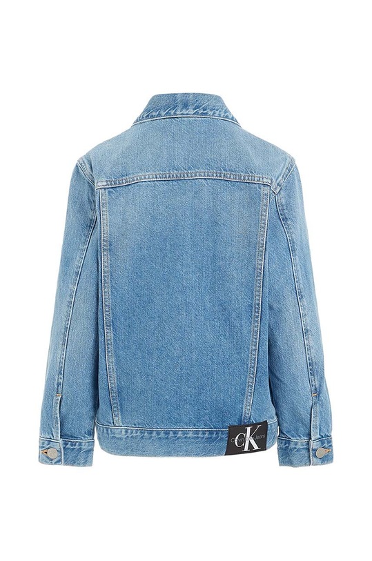 Хлопчик Дитяча джинсова куртка Calvin Klein Jeans IB0IB01654.PPYX блакитний