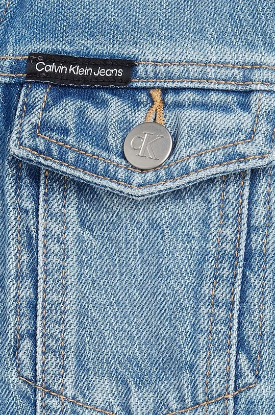 Дитяча джинсова куртка Calvin Klein Jeans блакитний IB0IB01654.PPYX