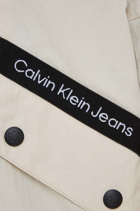 Calvin Klein Jeans kurtka dziecięca beżowy IB0IB01662.PPYX