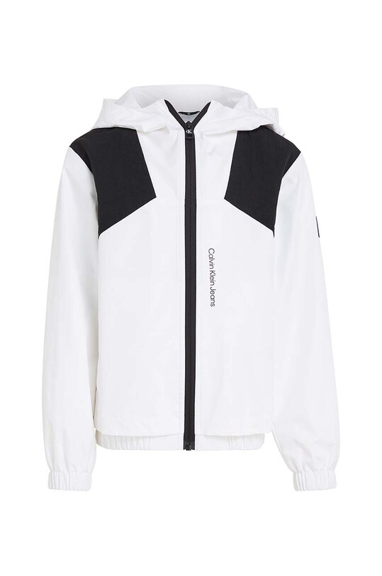 Детско яке Calvin Klein Jeans IB0IB01657.PPYX бял SS23