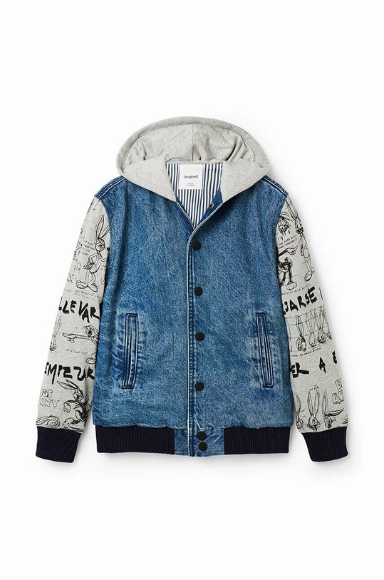 Детско яке бомбър Desigual Bugs Bunny 23SBED01 син SS23
