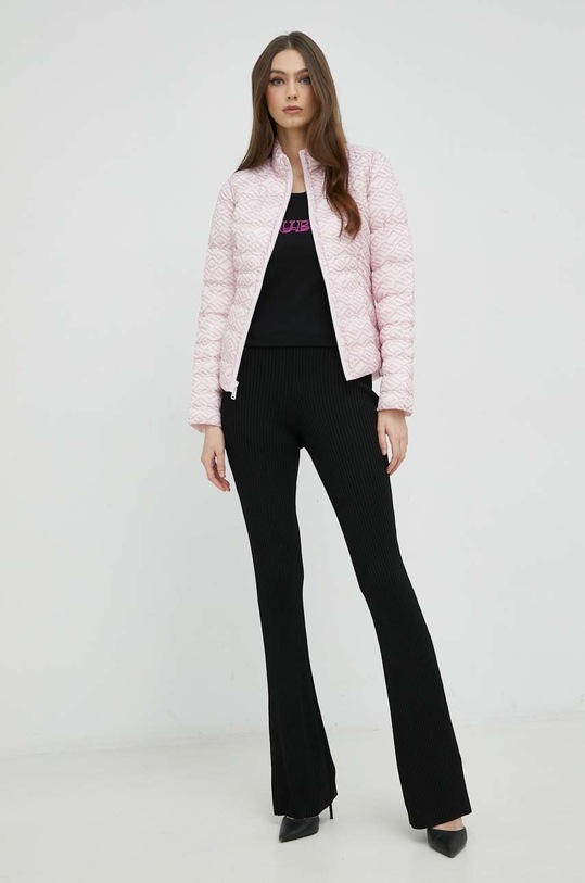 Odzież Guess kurtka dwustronna W3RL04.WF5C2 różowy