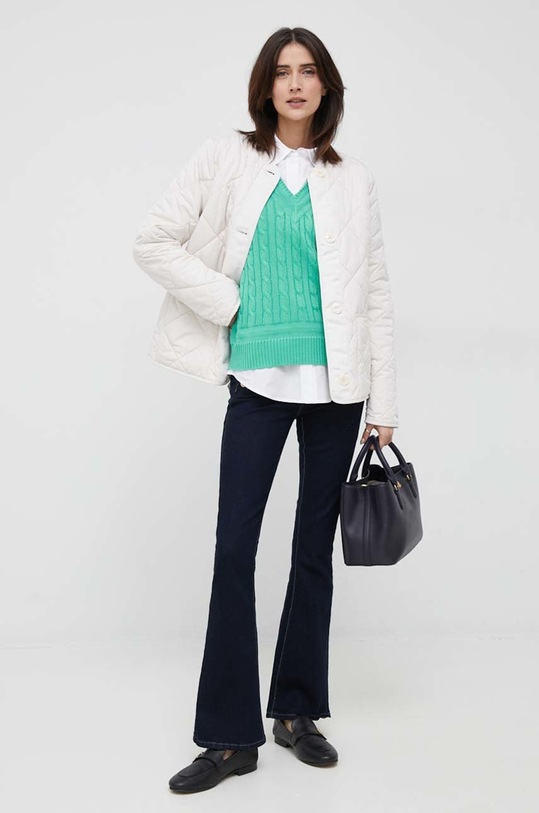 Bunda Tommy Hilfiger WW0WW37355.PPYX béžová SS23