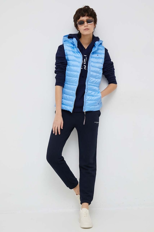 Pernati prsluk Tommy Hilfiger WW0WW37265.PPYX plava SS23