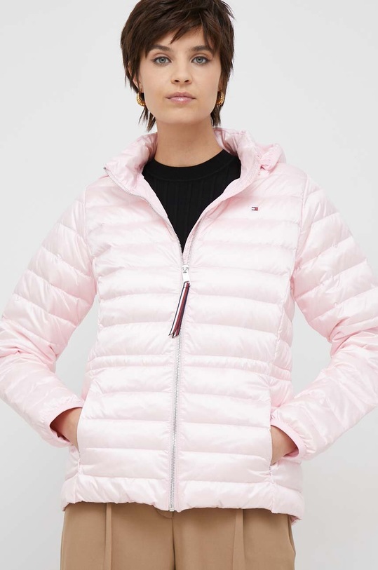 Tommy Hilfiger kurtka puchowa różowy WW0WW37264.PPYX
