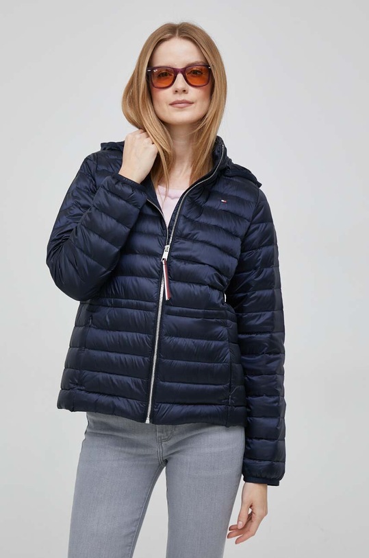Tommy Hilfiger kurtka puchowa pozostałe granatowy WW0WW37264.PPYX