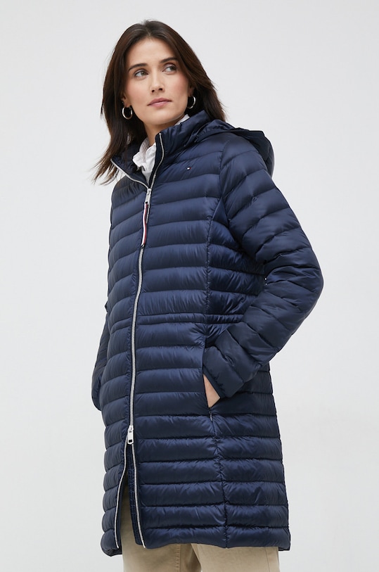 Tommy Hilfiger kurtka puchowa pozostałe granatowy WW0WW37307.PPYX