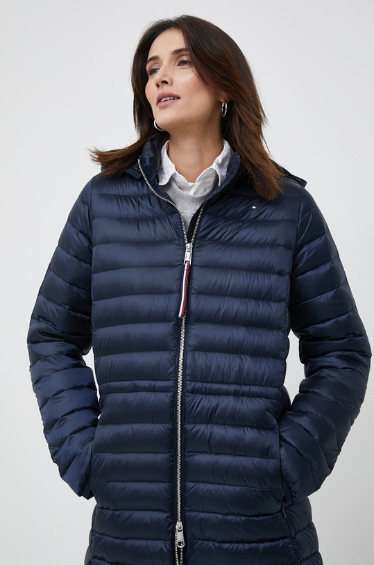 Tommy Hilfiger kurtka puchowa granatowy WW0WW37307.PPYX