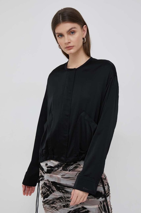 Bomber jakna Calvin Klein crna K20K205173.PPYX