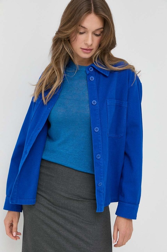 Weekend Max Mara geacă din denim necaptusit albastru 2350410337600