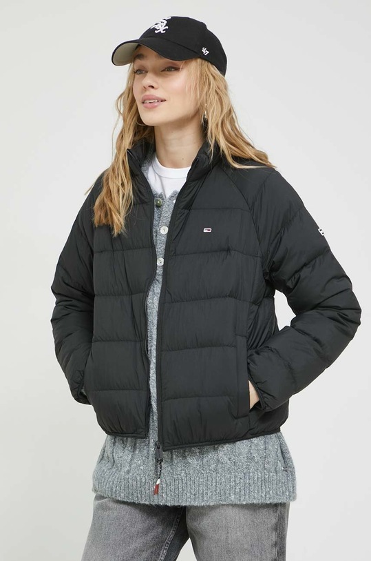 Μπουφάν με επένδυση από πούπουλα Tommy Jeans DW0DW14929.PPYX μαύρο SS23