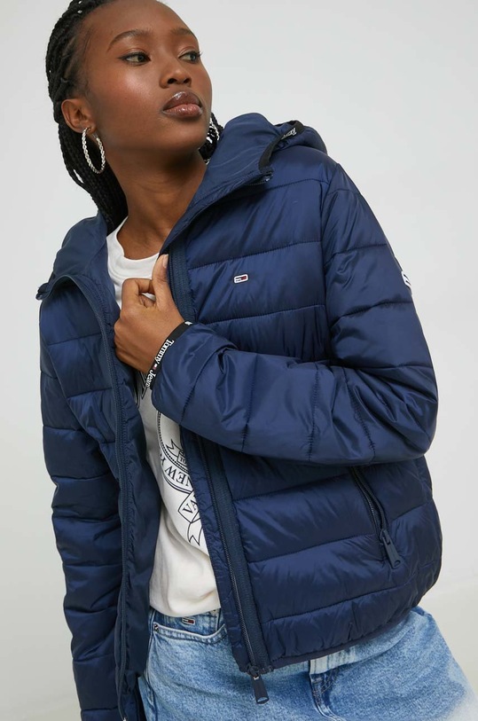 Tommy Jeans rövid kabát sötétkék DW0DW15168.PPYX