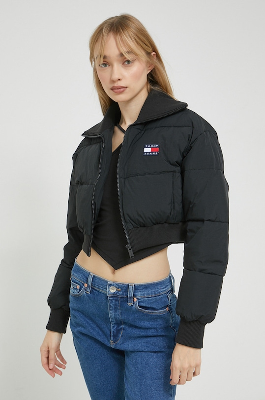 Tommy Jeans kurtka bez kaptura czarny DW0DW14938.PPYX