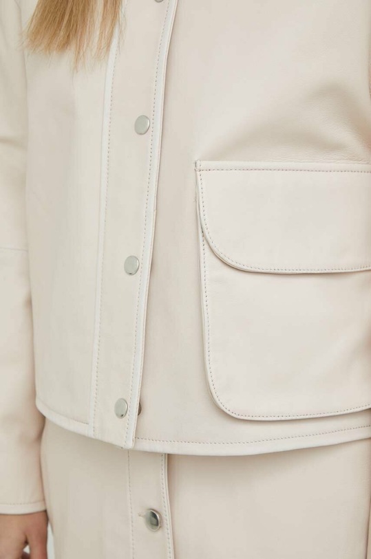 Шкіряна куртка Samsoe Samsoe F22400117