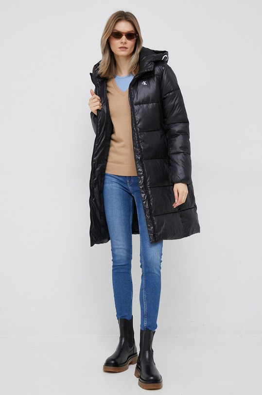 Ruházat Calvin Klein Jeans rövid kabát J20J220335.PPYX fekete
