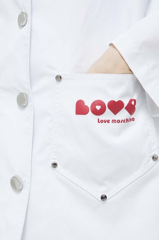 Love Moschino kurtka W.J.224.01.T.464A biały