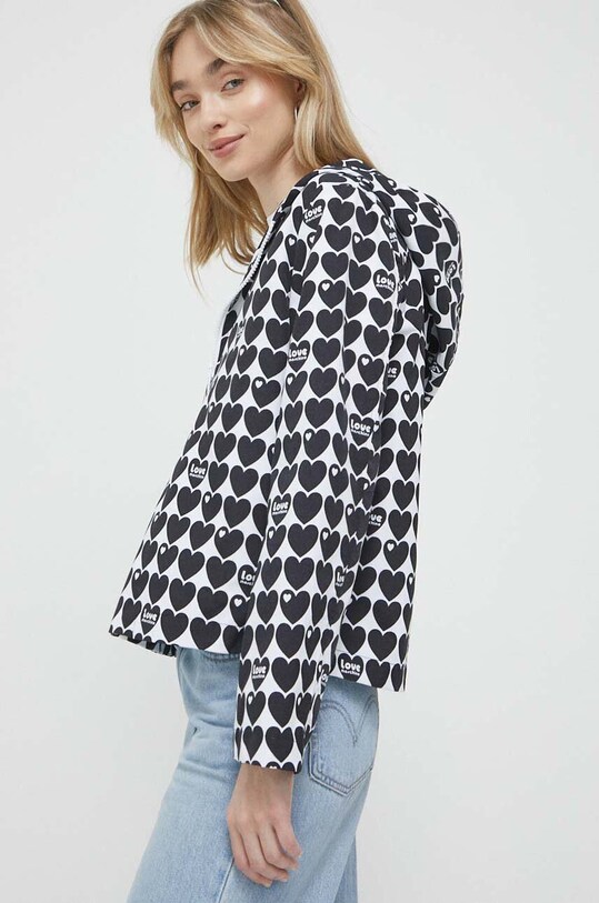 Bunda Love Moschino bílá W.H.830.00.T.463A