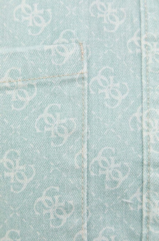 Guess koszula jeansowa W3GN57.WF5V3 zielony