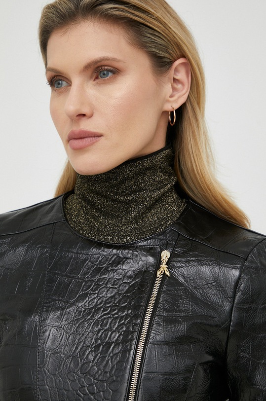 Kožená bunda Patrizia Pepe 8O0361.L064 černá