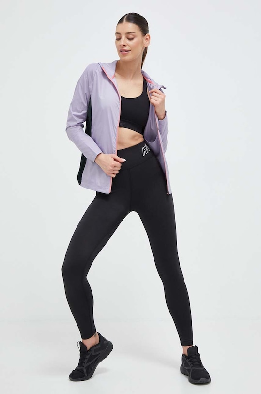 Mizuno jachetă de alergare Alpha J2GEA201 violet SS23