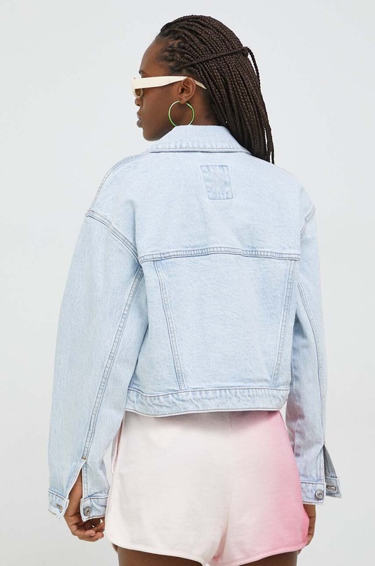 Oblečení Džínová bunda Abercrombie & Fitch KI144.3042.280 modrá