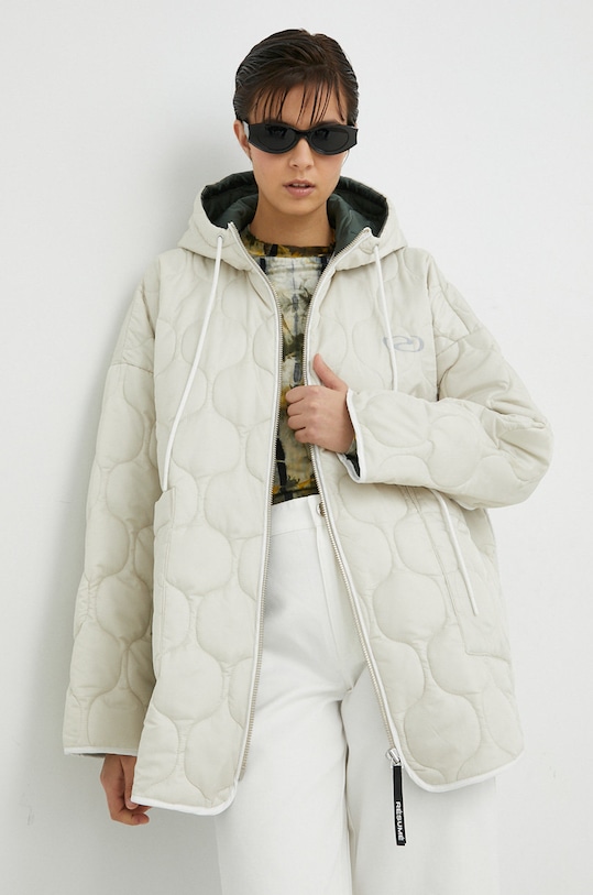 Bunda Résumé s kapucí béžová 17680968