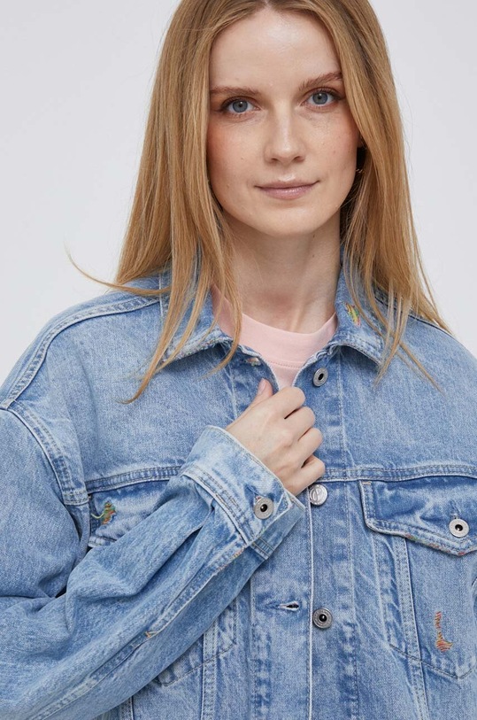 Дънково яке Pepe Jeans Turner Rainbow син PL402189.000