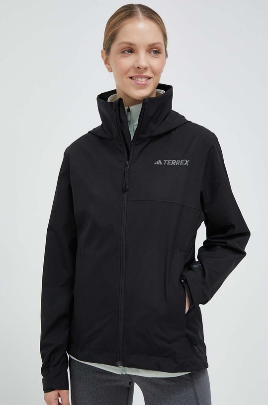 adidas TERREX kurtka przeciwdeszczowa Multi RAIN.RDY pozostałe czarny HN5460