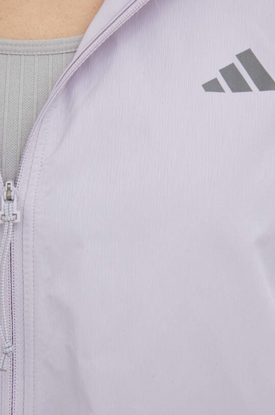 Běžecká bunda adidas Performance Run It HR9913 fialová