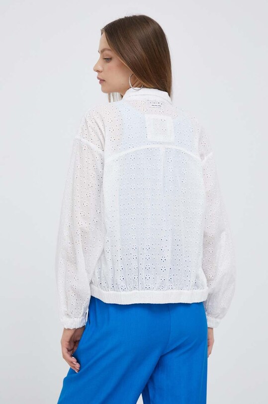 Îmbrăcăminte Pepe Jeans geaca PL402182.800 alb