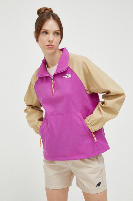 Μπουφάν The North Face Class V Pullover άλλο μωβ NF0A534PHZO1