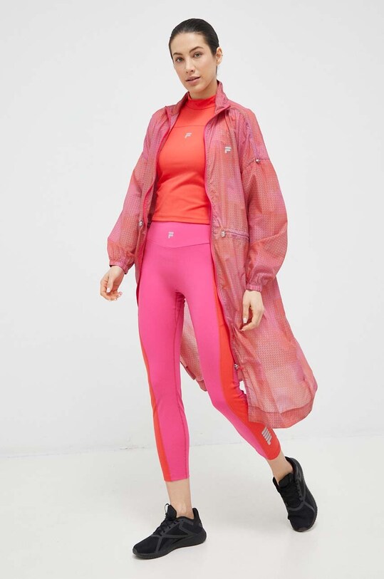 Abbigliamento Fila giacca antivento Rosciao FAW0380 rosa