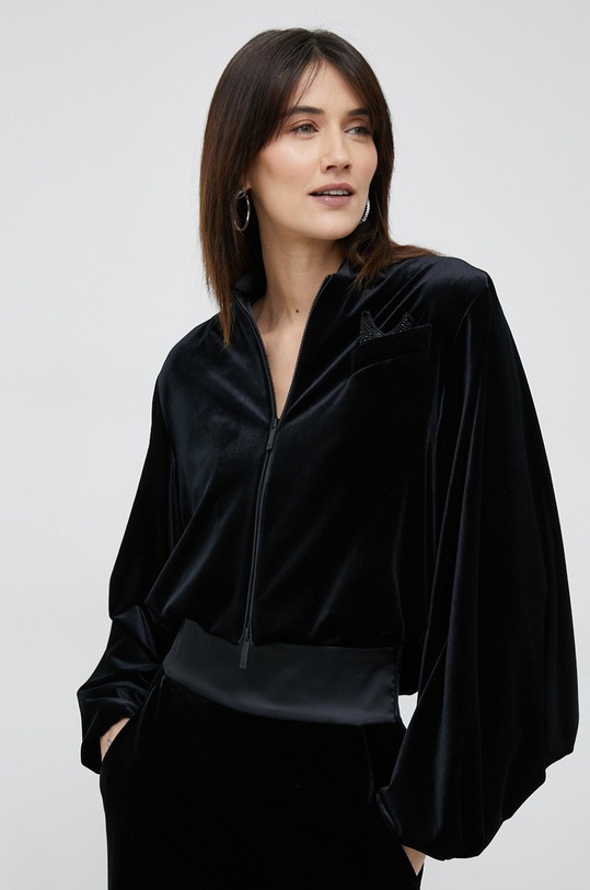 Суичър Emporio Armani еластичен черен 3R2B8B.2JW4Z