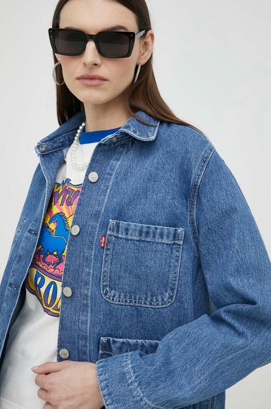 Rifľová bunda Levi's modrá A4857.0000
