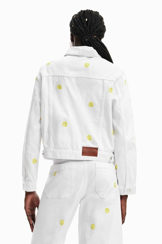 Desigual geacă din denim alb 23SWED61