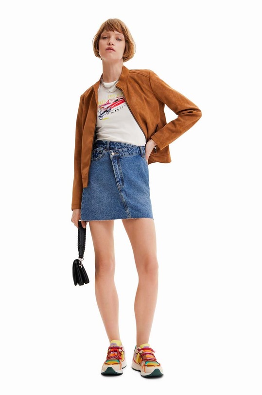 Desigual kurtka 23SWEW02 brązowy