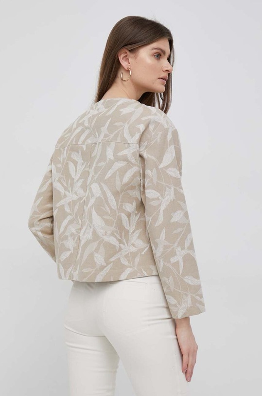 Odzież Pennyblack kurtka z domieszką lnu 20410723 beżowy