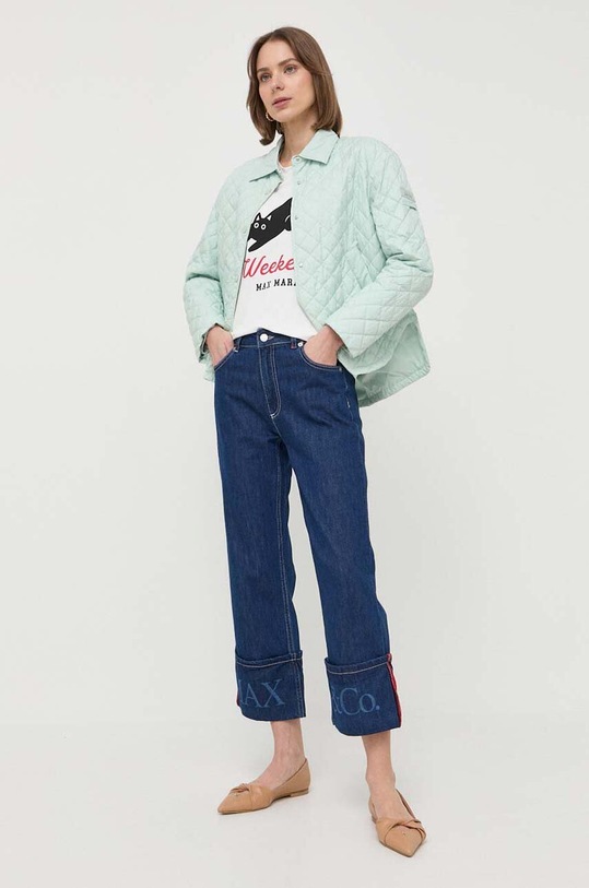 Max Mara Leisure kurtka przeciwdeszczowa 2334810136600 zielony SS23