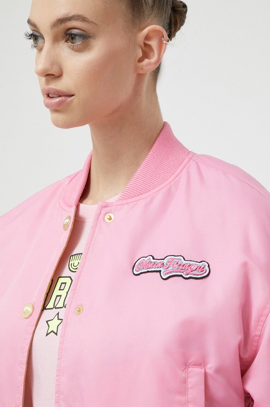 Chiara Ferragni kurtka bomber dwustronna Varsity 74CBSD02