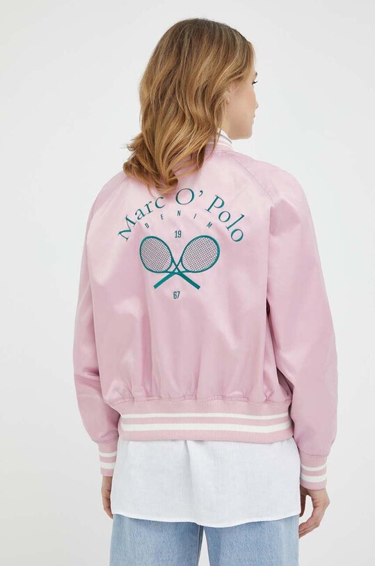 Odzież Marc O'Polo kurtka bomber DENIM 343105070309 różowy