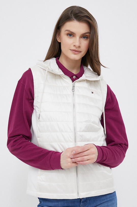 Vesta Tommy Hilfiger přechodné bílá WW0WW38071.PPYX